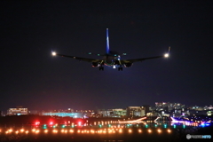 ７３７着陸