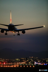 黄昏ランディング