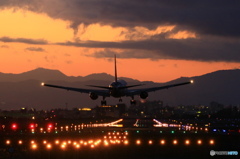 夕暮れ