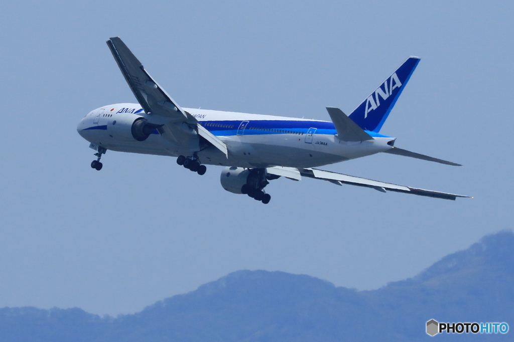 函館市街上空