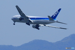 函館市街上空