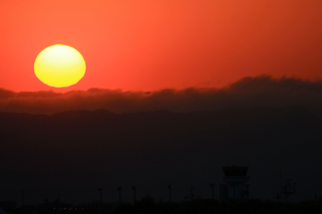 夕日