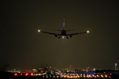night landing 737