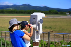 飛行機見えるかな～