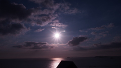 夕焼け(あえて蛍光灯モード撮影Ver)