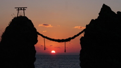 夕焼けin夫婦岩