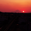 久留里線　富士山