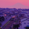 _久留里線　富士山