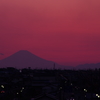 久留里線　富士山