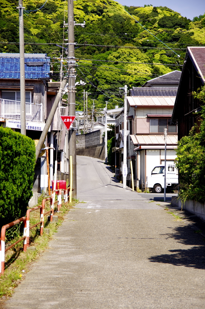 駆け上がる坂道