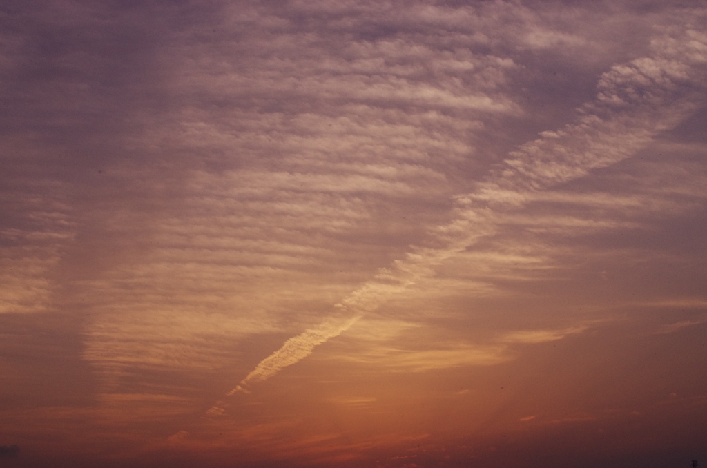 夕暮れ