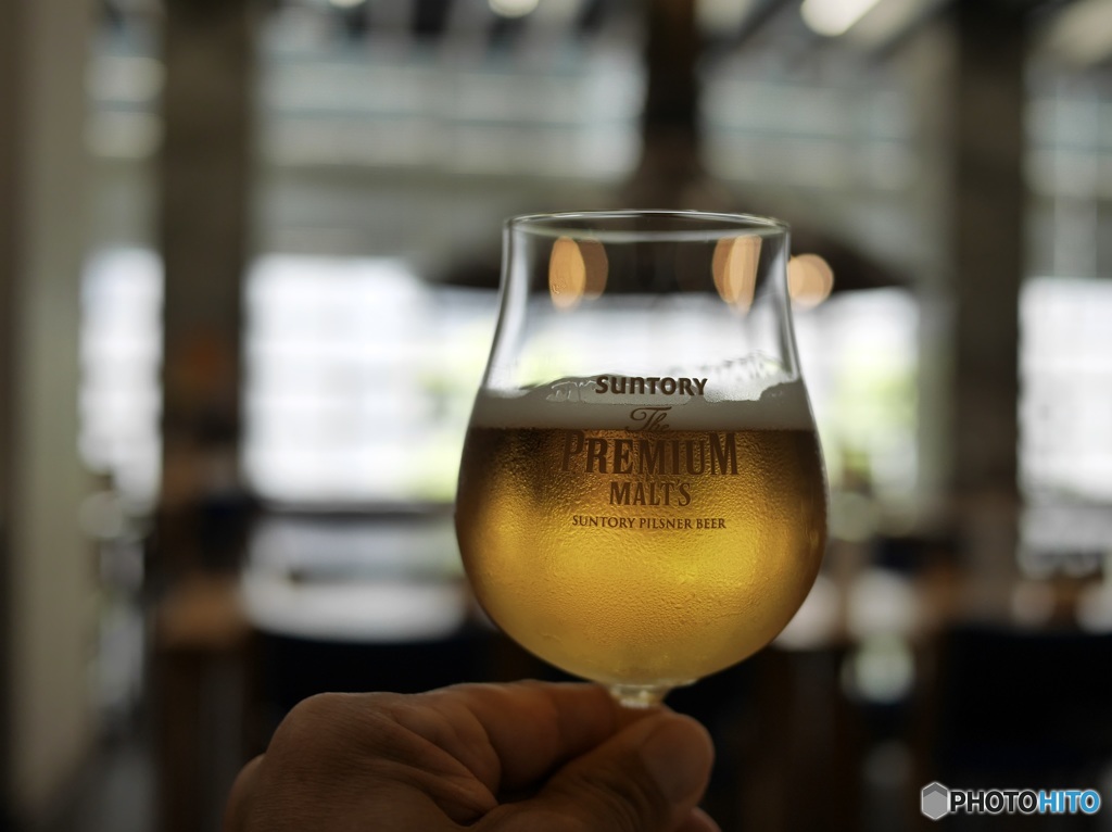 休日の一杯