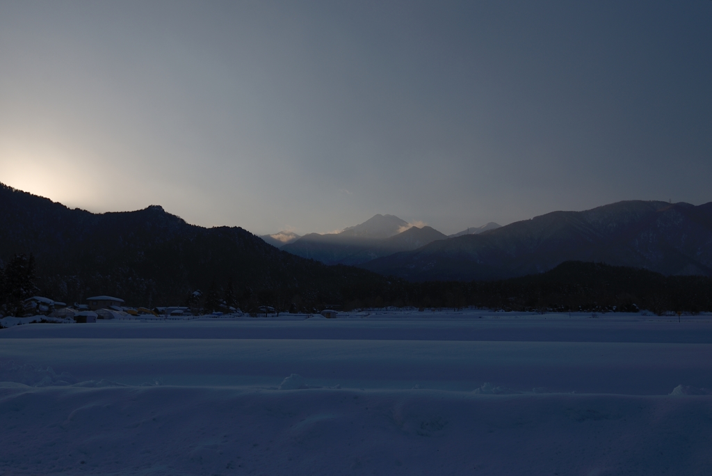 常念岳登山口