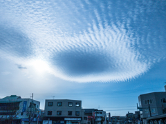 今朝の空