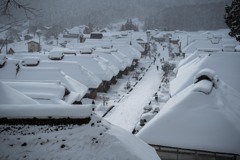 大内宿雪景色5