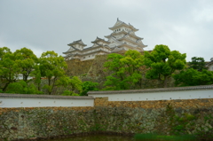 曇天の城