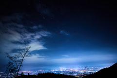 夜の光・ほったらかしキャンプ場