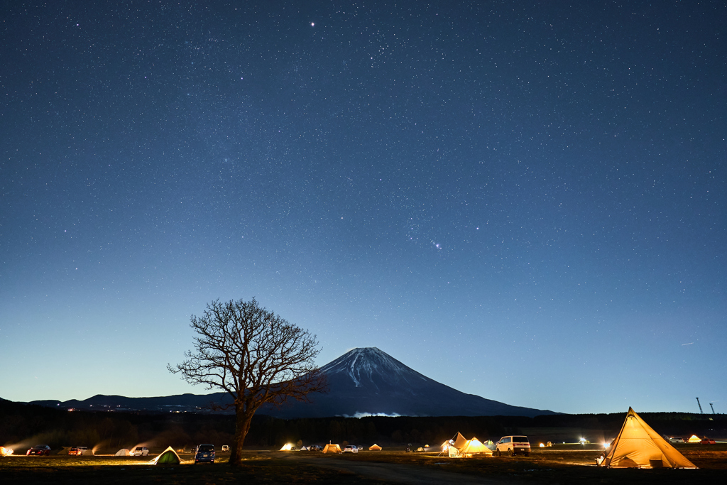 ふもとっぱら・満天の星