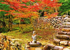 風景２７０ 山寺　秋