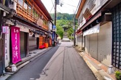 日本風景７６１　奈良　寺 参道