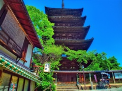 風景３７３　京都　塔