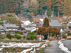 日本風景１０４３　冬村