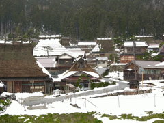 日本風景１３１２　冬村