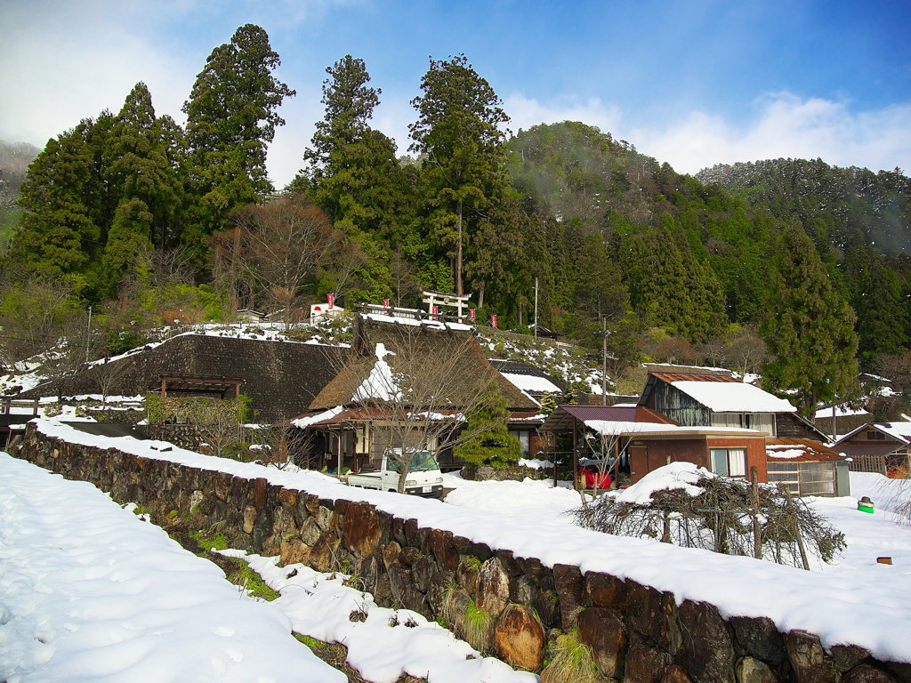 日本風景１３０１　冬村