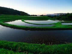 日本風景１４１５　棚田