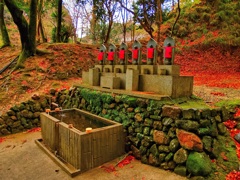 風景３４１ 寺　晩秋