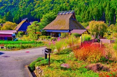 日本風景８５５茅葺