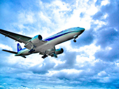 日本風景１１４３　airplane