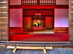 風景２７９ 寺　秋