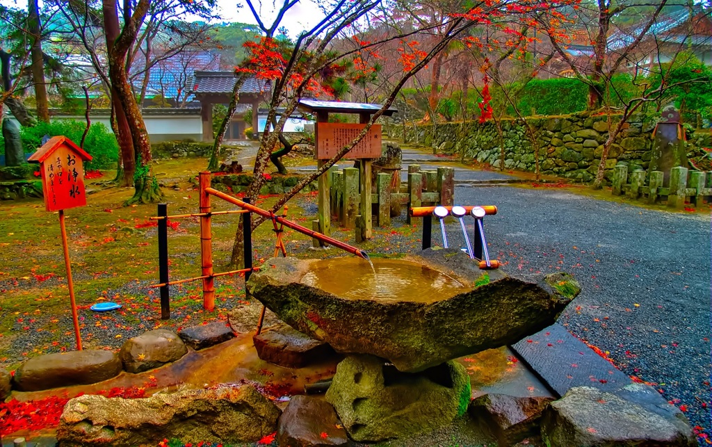 風景３３８ 寺　晩秋