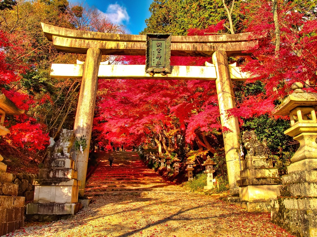 風景３００ 寺　秋