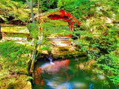 風景２３２　山寺　 秋