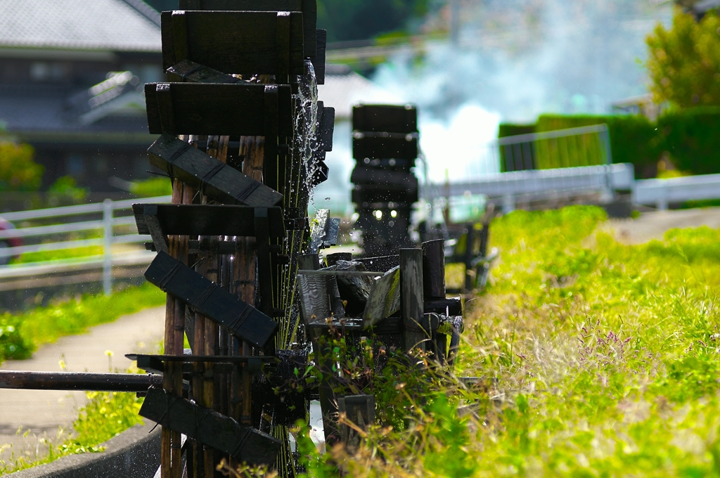 日本風景１４８２水車