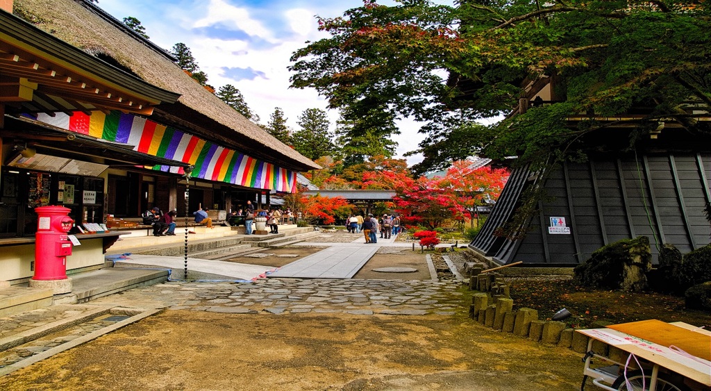 風景２６４ 寺　秋