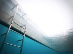 水面と波紋