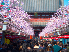 風神雷神門からの風景