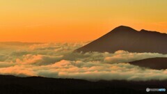 早朝の岩手山