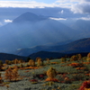八幡平紅葉と岩手山