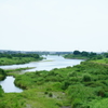 相模川・戸沢橋にて