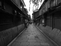 祇園白川　切通し