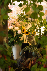 お花屋さん、兼、カフェ