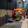 祭りの路地裏