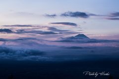 夜明けの甘利山