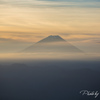 黎明の富士山