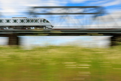 青空の中を