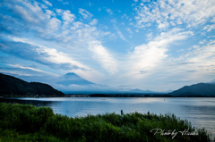 青い空と白い雲